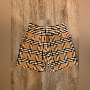 Burberry check cotton bermuda shorts